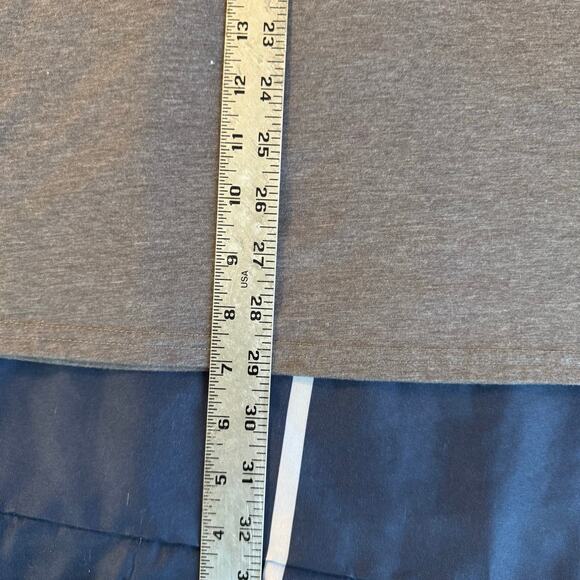 Heather Gray XL T-Shirt Short Sleeve Tri-Blend Casual Basic - Picture 4 of 6